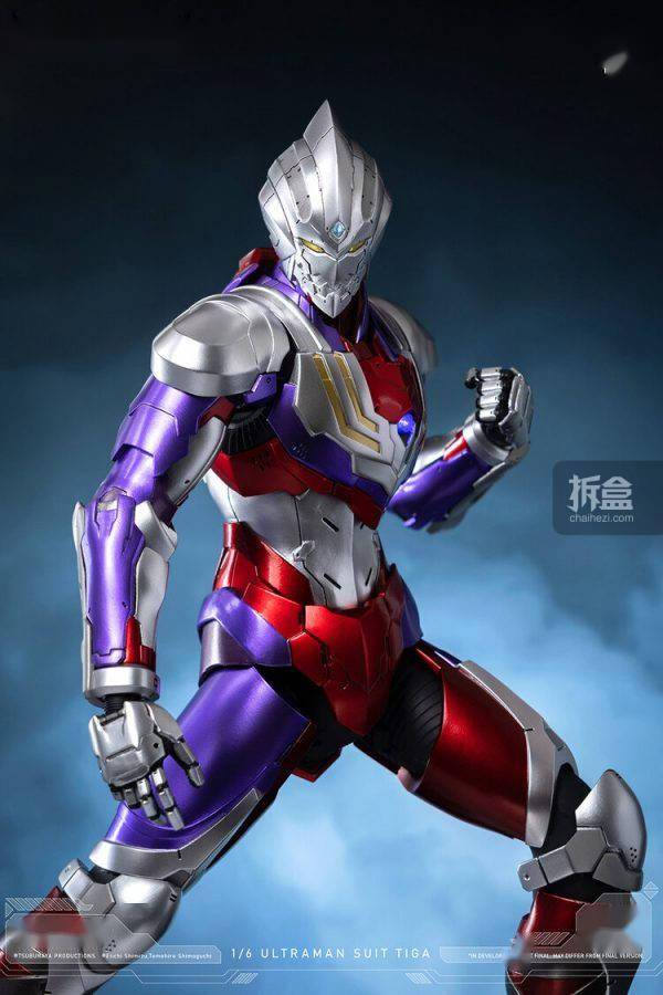 threezero 1/6 机动奥特曼 迪迦奥特曼 可动人偶