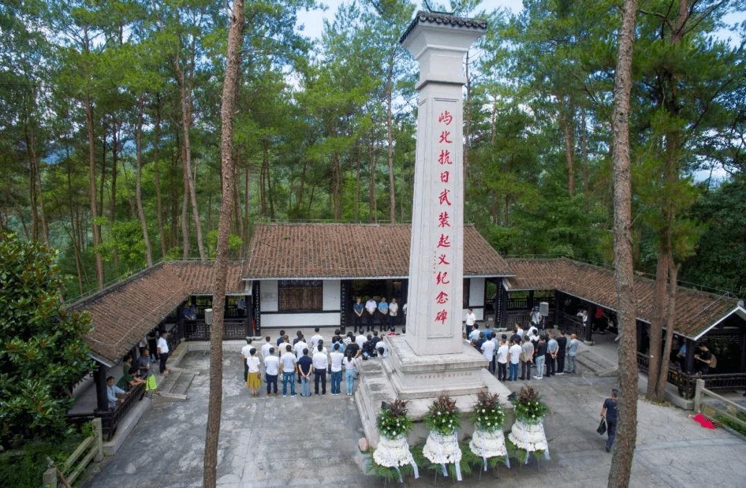 屿北抗日武装起义纪念碑亭武装起义 保家卫国解放战争期间,屿北村就曾