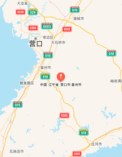6秒在辽宁营口市盖州市发生m24级地震