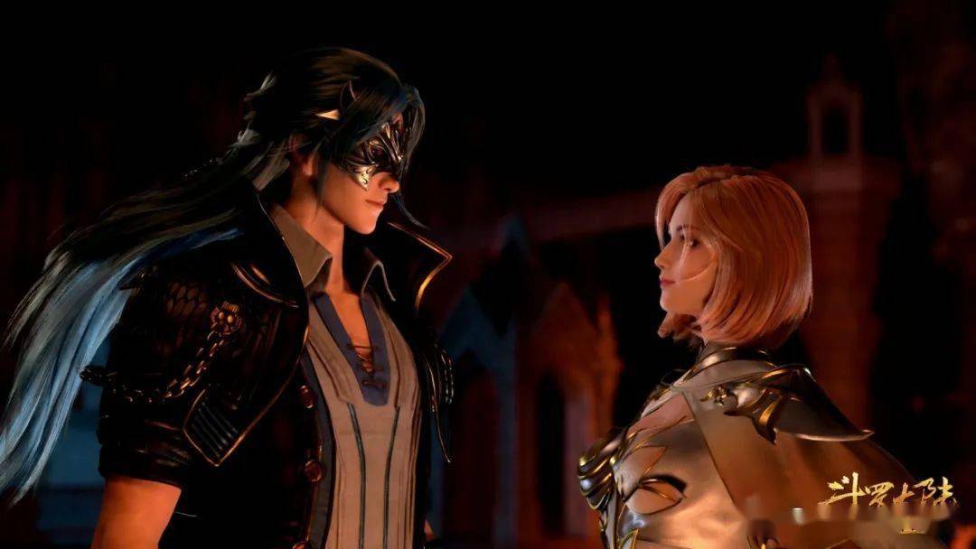 唐三的面具暗示他和胡列娜虚假的感情,虽没动情,却也是感情