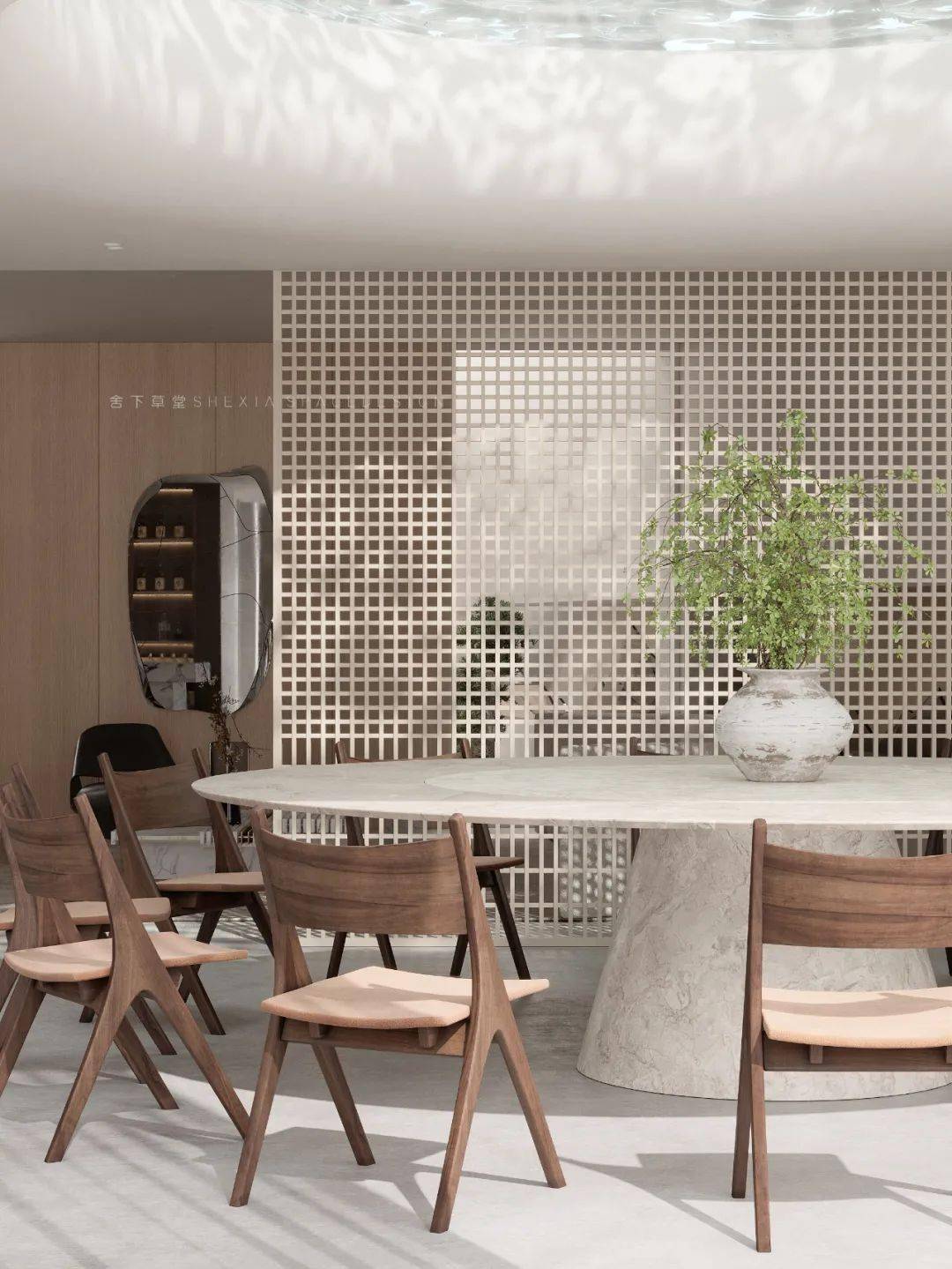 舍下草堂新作 | 松间月末