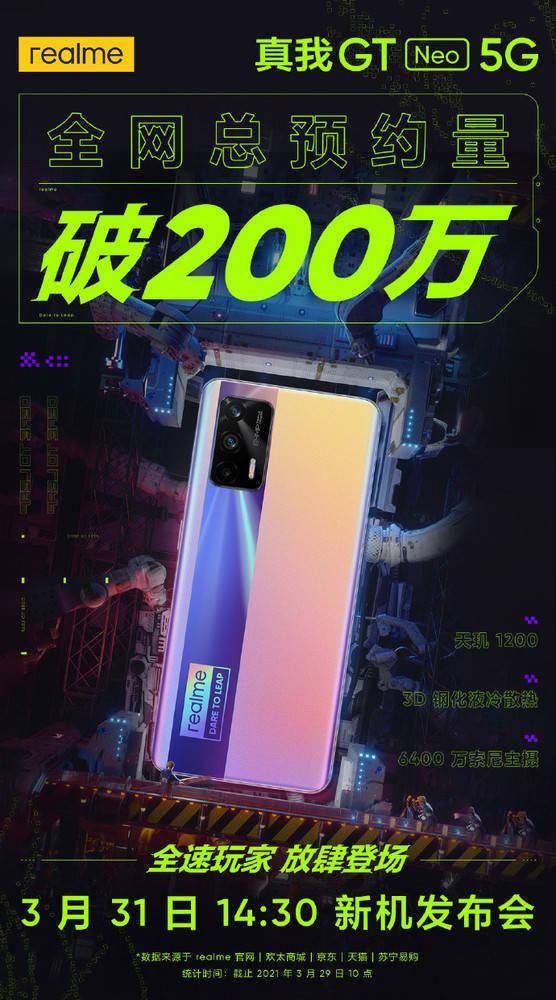 realme 真我GT Neo發布會直播平臺匯總 射門員登場 科技 第1張