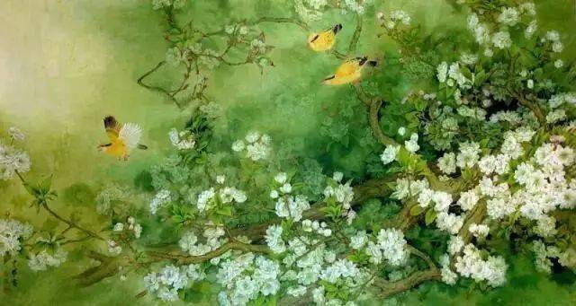 周中耀工笔樱花画法解析到位