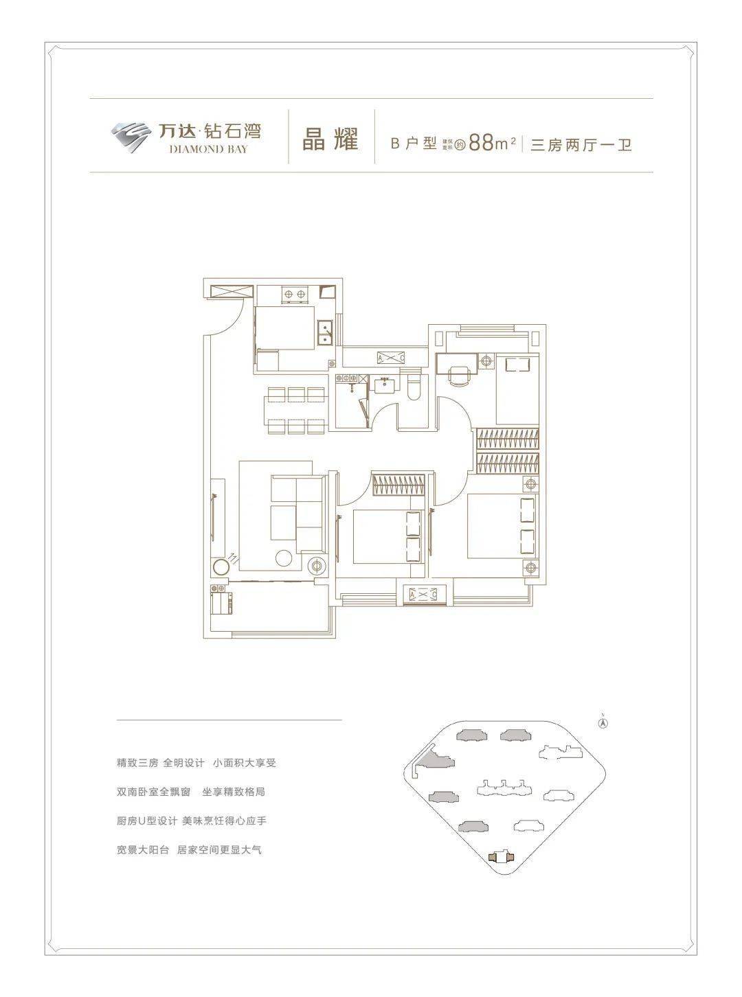 临港主城「万达·钻石湾」开启认购,附一房一价表_上海