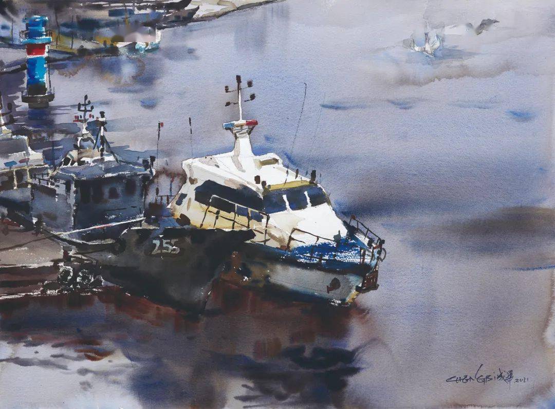 张成毕篇浙江省美术名家北仑采风创作作品展