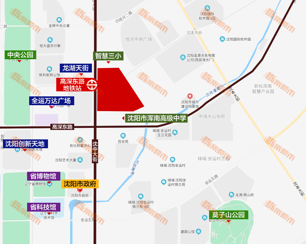新市府沈中大街东地块你入市之后会有多火 板块