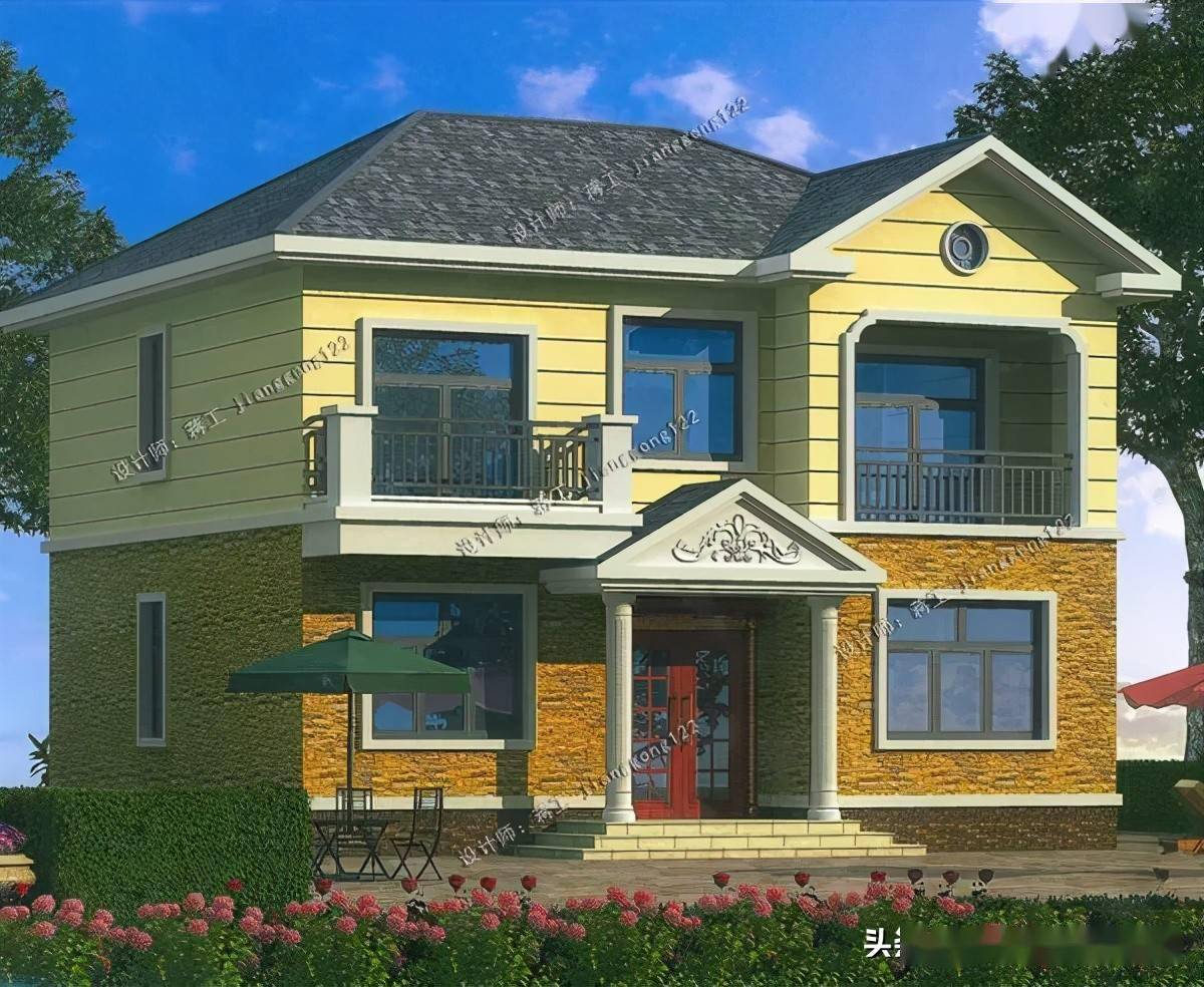 25万替你建别墅9款二层别墅设计农村老百姓家家都能建