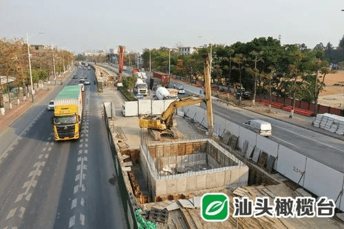 潮汕路大學路升級改造衝刺推進將確保今年上半年完成建設