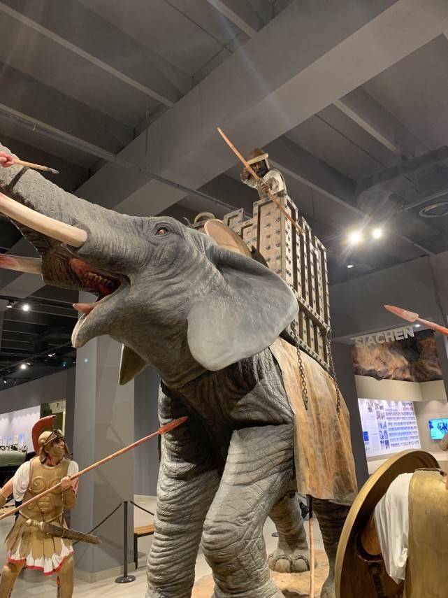 图片:巴基斯坦陆军博物馆中还原的战象!