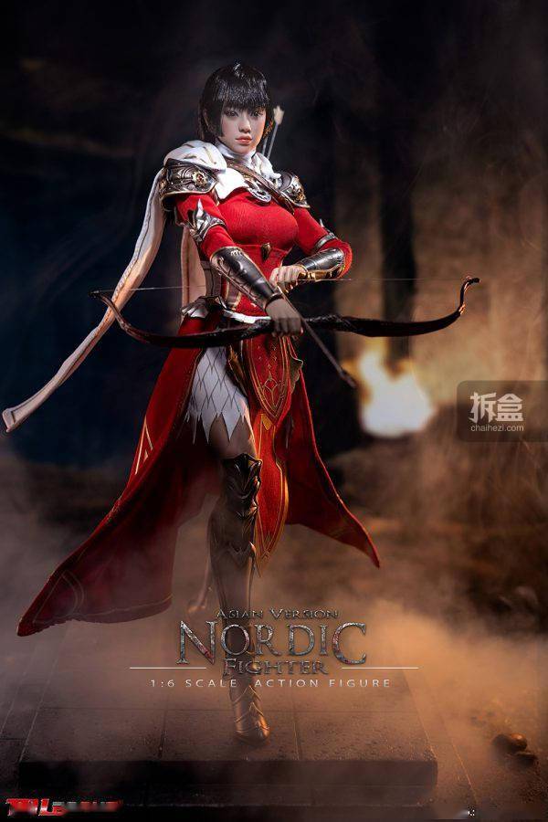 tbleague16北欧战士女性可动兵人手办