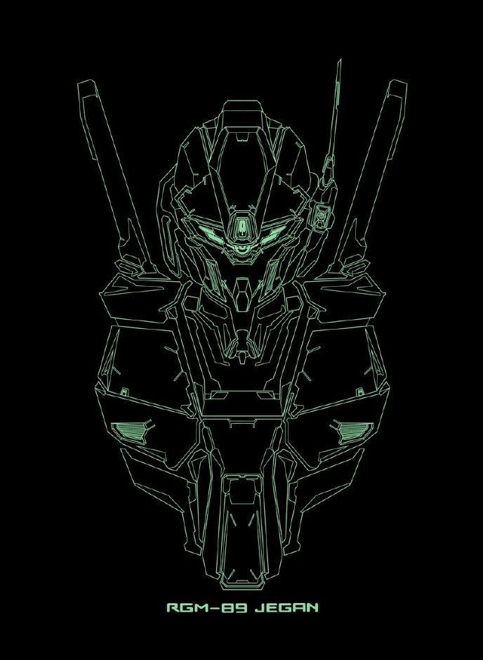 力天使,初号机,杰刚线稿插画,大家喜欢哪张?_高达