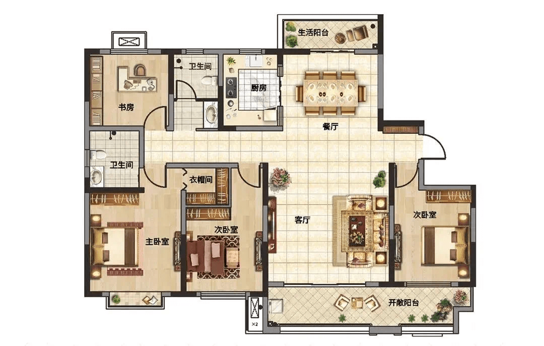 四室二厅二卫最佳户型大平层 981da6865ee045ae9a4c28a203fc8e4d.png