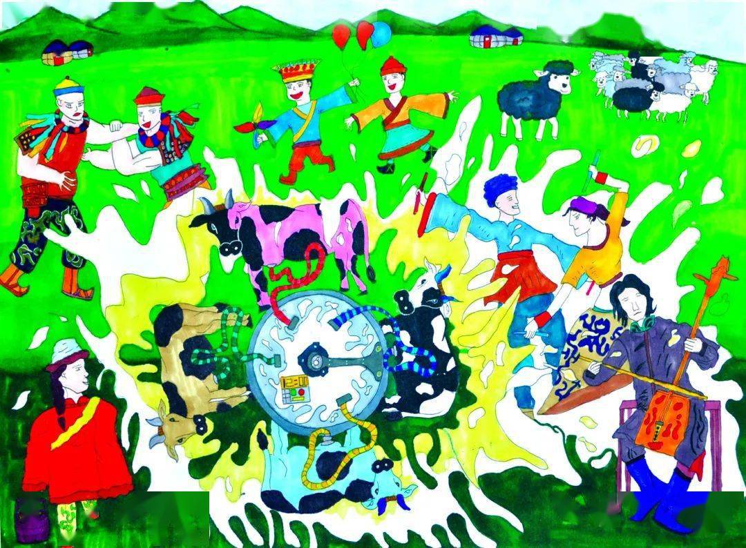 展讯▎中华民族一家亲同心共筑中国梦呼和浩特市青少年书画展