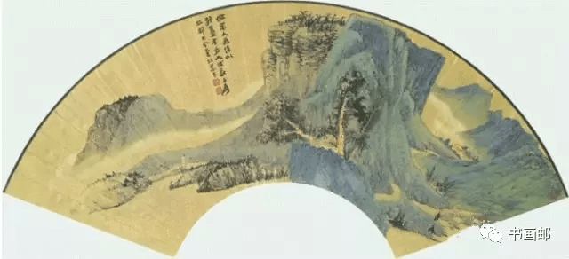 张大千扇面大全，美极了！（一）_搜狐网