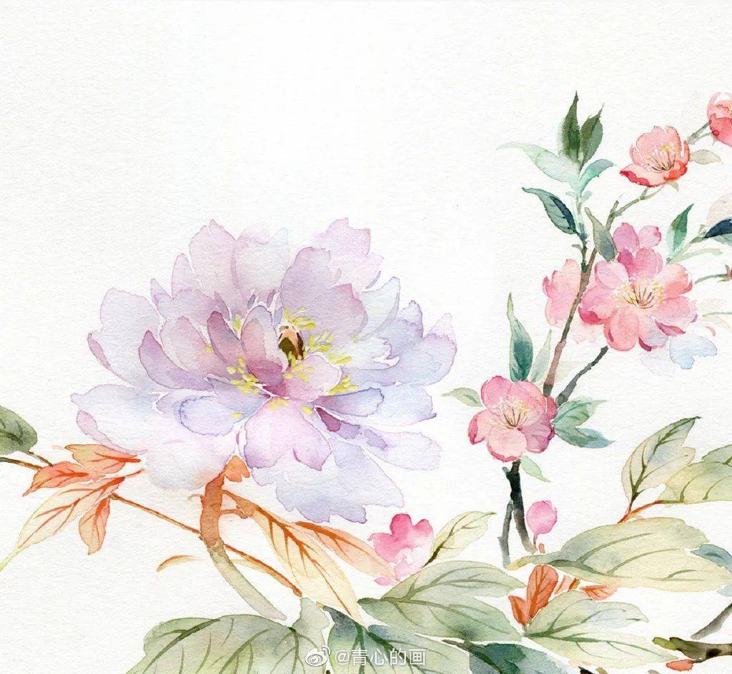 把章子怡周润发画上团扇85后小伙中国风水彩引人民日报点赞