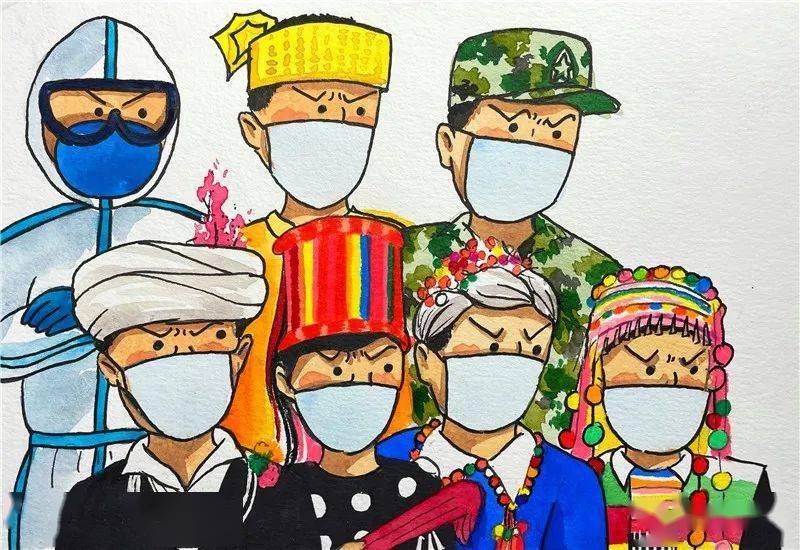 以艺抗疫德宏小伙用画笔为瑞丽加油