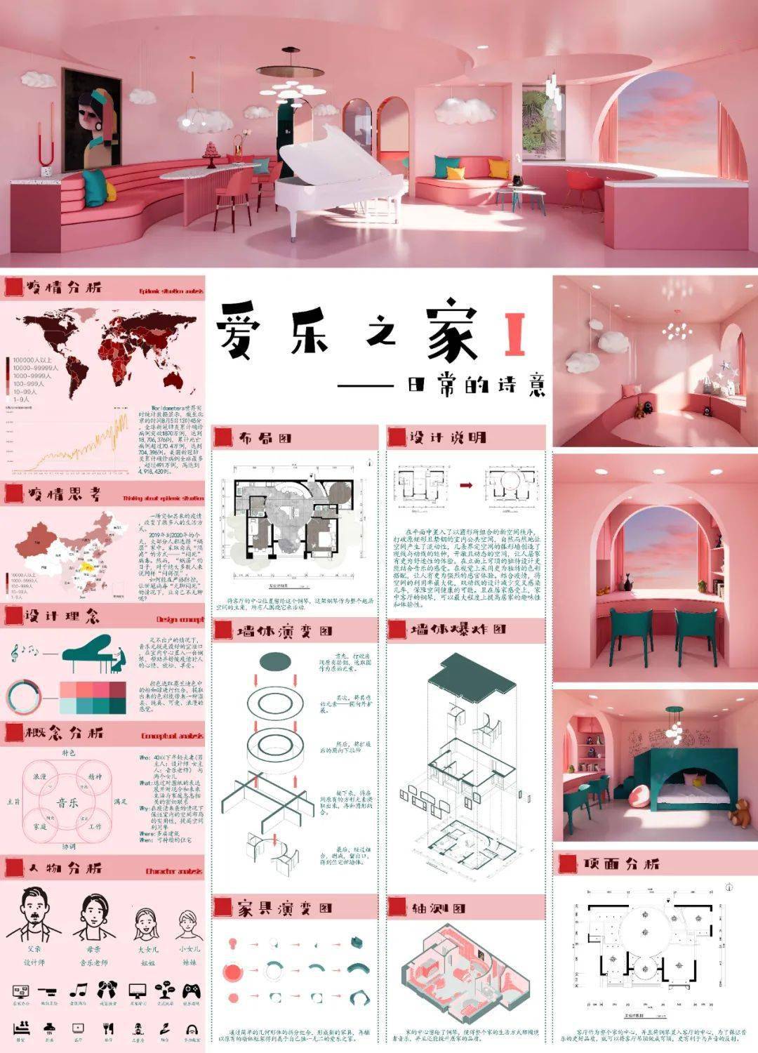 2020第19届“新人杯”全国大学生室内设计竞赛三等奖获奖作品(下篇)_院校
