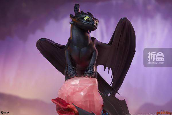 sideshow 12寸高 馴龍高手 無牙仔 toothless 雕像