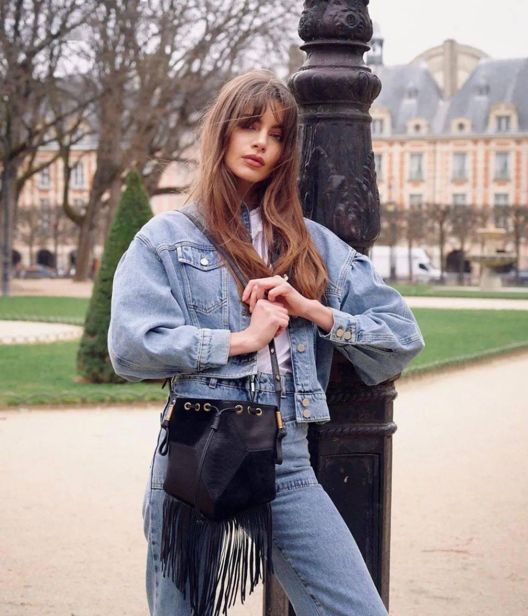 高清街拍图「牛仔外套」_欧美