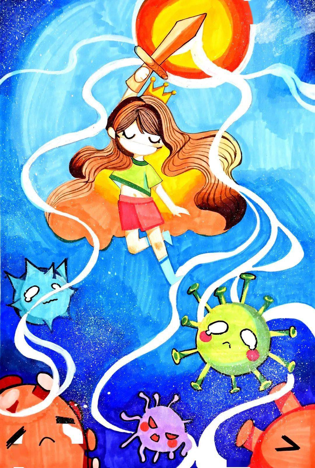 来品品孩子们的绘画作品_毒品