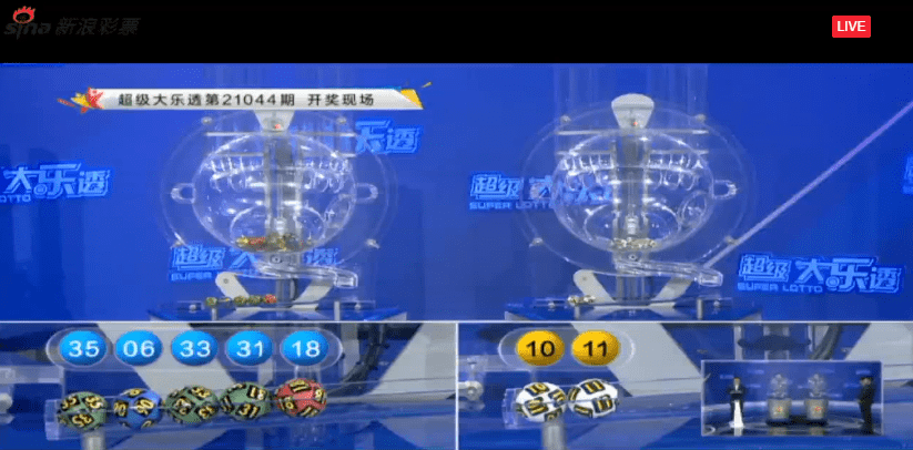 大乐透第21044期开奖快讯：凤尾开最大号35+后区10 11