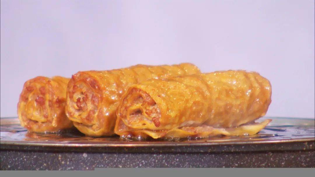 养生厨房今日菜谱松香卷肉签子松黄饼