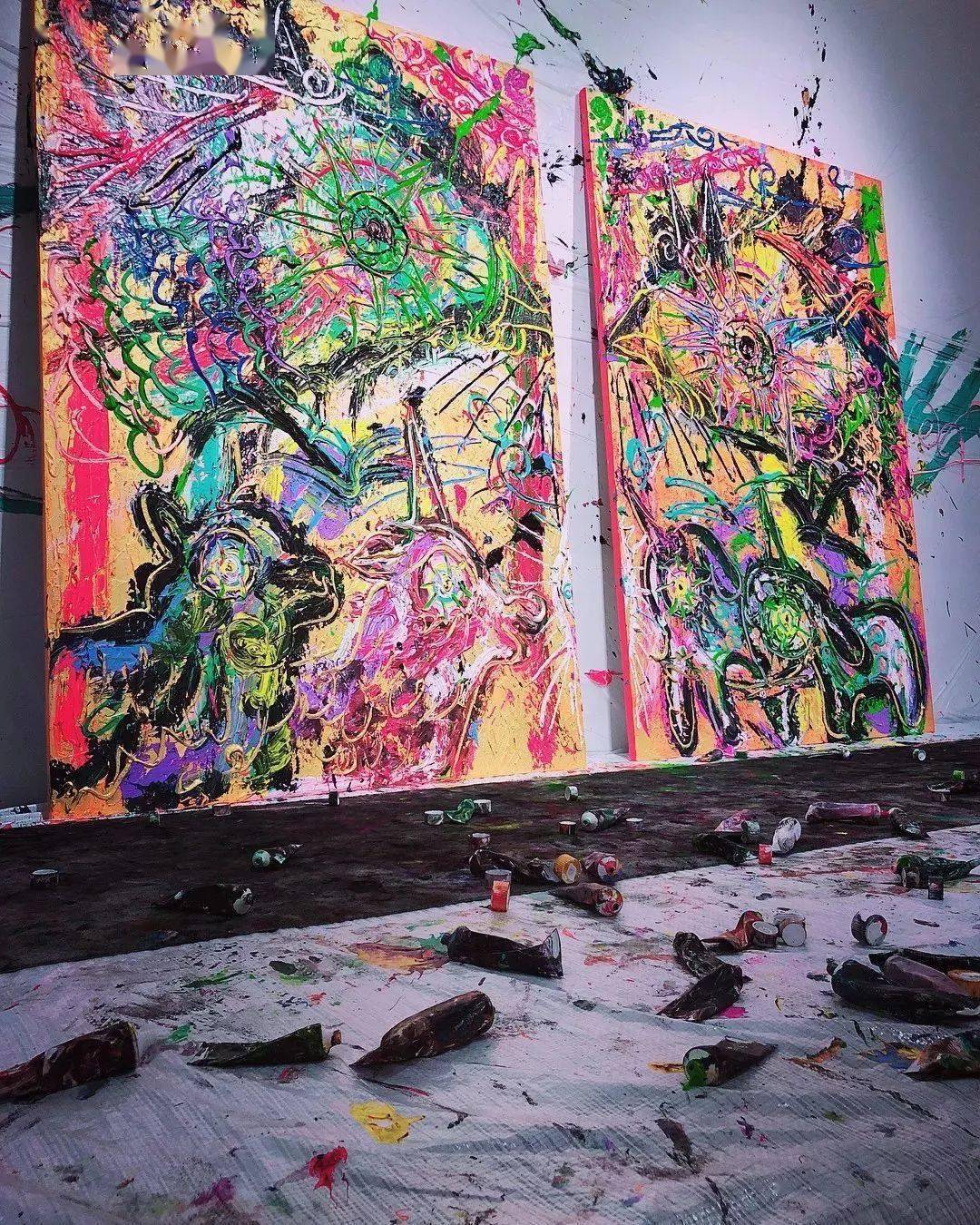 “狂野少女”绘画堪比毕加索,8亿人看她作画,作品震惊整个国际画坛