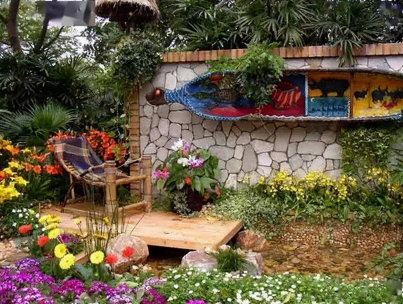 这样的庭院设计,自带田园风光_花园