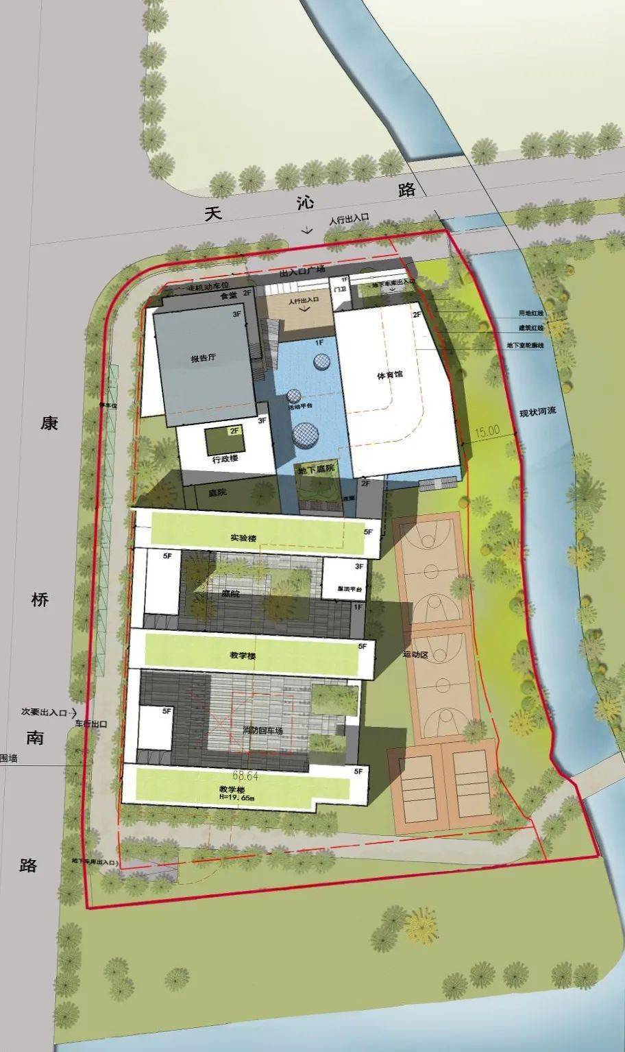 6亿元的江北外国语学校二期选址公示,效果图曝光!_宁波市