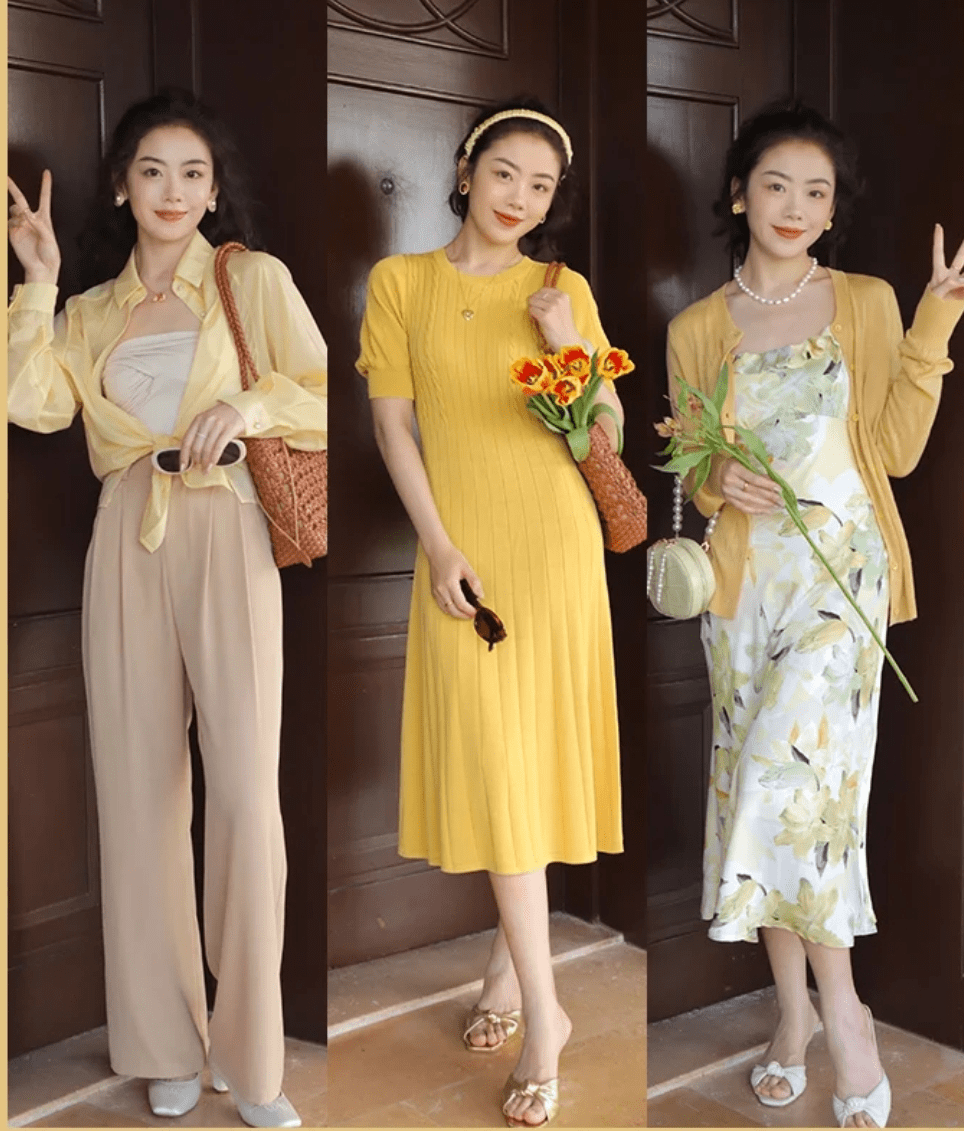 春夏这4个颜色穿搭显气质又超上镜,胖瘦皆宜拍照很出片