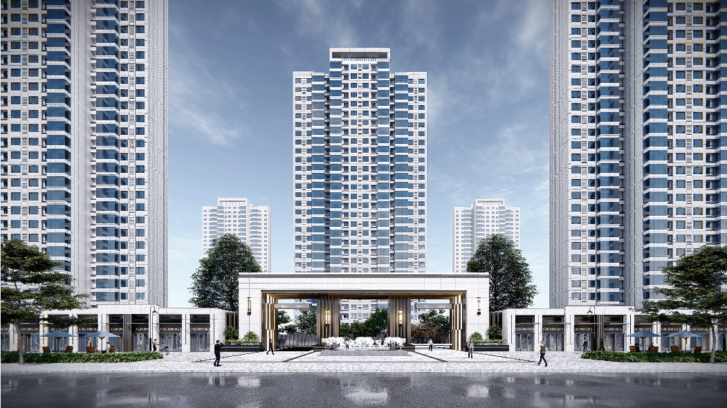 图效果图保利时代 3#央景楼王 耀世登场建面约109-140㎡瞰景高层 火爆