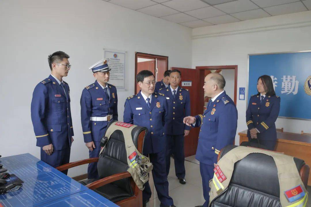 李彦军总队长到支队调研指导工作