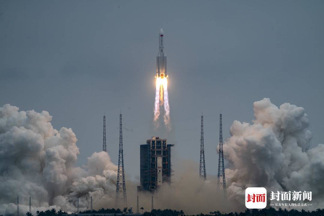 图集丨中国空间站天和核心舱成功入轨回看发射过程