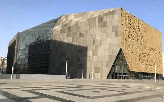 张家口市图书馆新馆开了!今早最新视频!