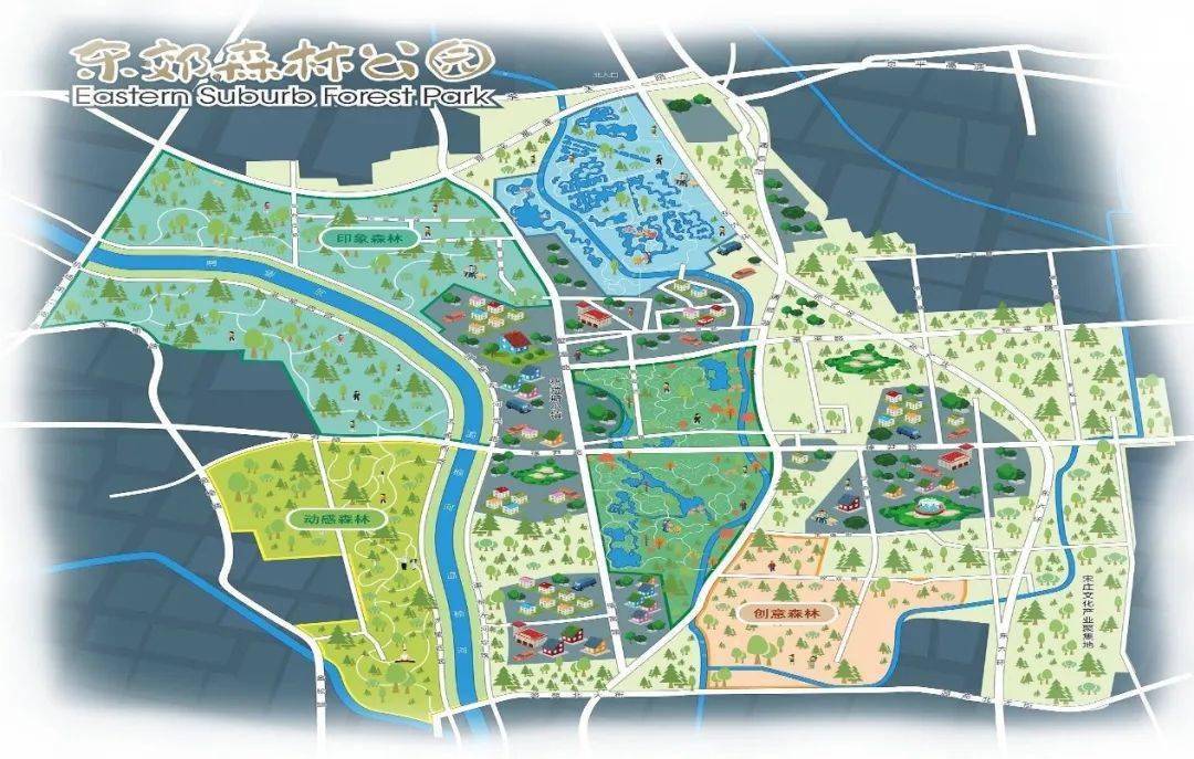 北京市通州区壁富路东郊森林湿地公园-西门重磅公园推荐四:运潮减河