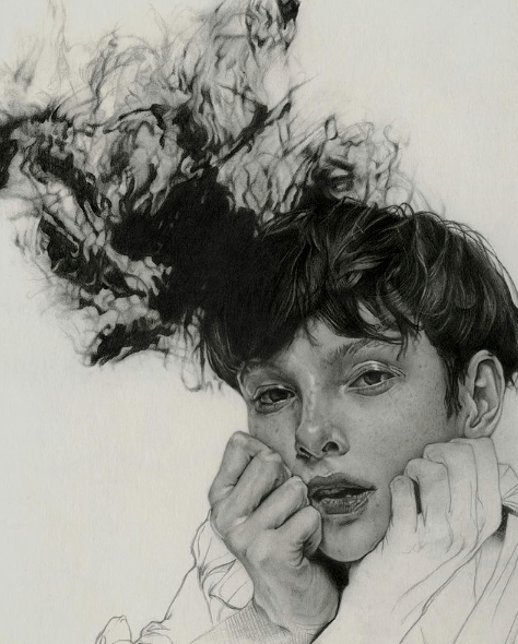 的素描女人体个个性感,撩人到腿软,寥寥几笔将细节做到了极致_人物