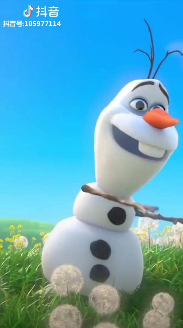 雪宝夏天全屏版这回暖和了吧雪宝冰雪奇缘