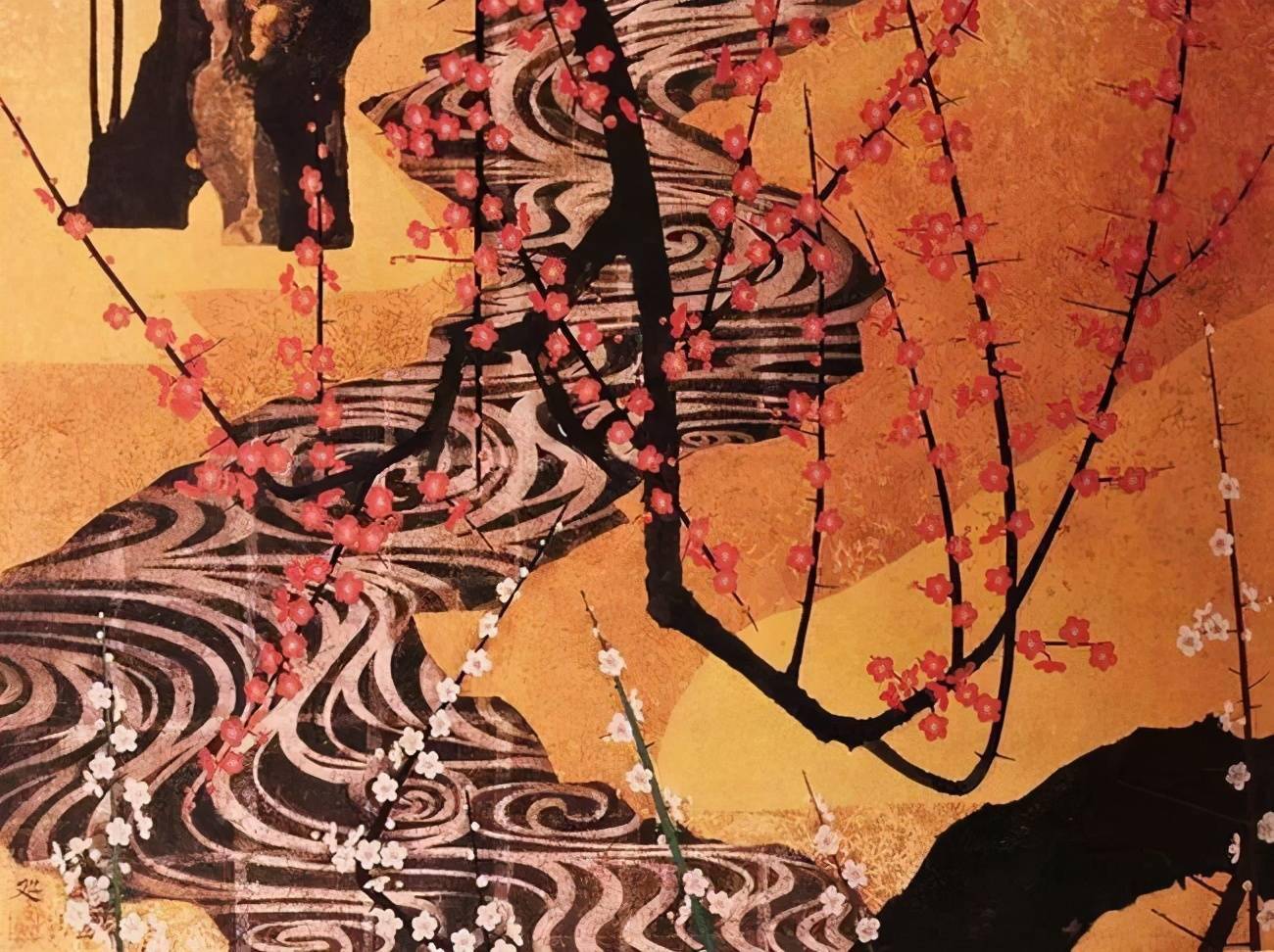 日本绘画界的毕加索加山又造的诗意画作欣赏