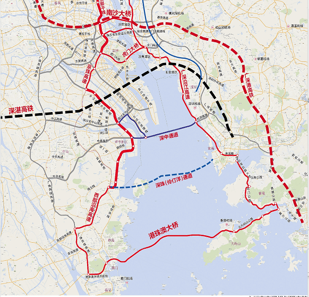 南沙大桥代表着现在,那么,深中通道就代表着大湾区的未来!