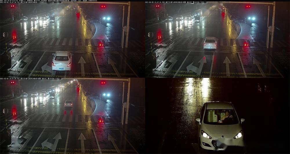 咸宁交警城区大队闯红灯曝光台