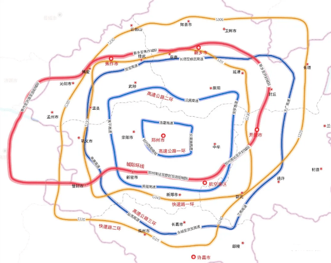 郑州南五环具体位置图片