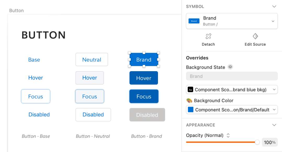 Button Token Design Token 应用指南——设计篇_样式