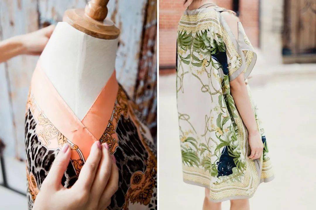 一秒清凉入夏_丝巾