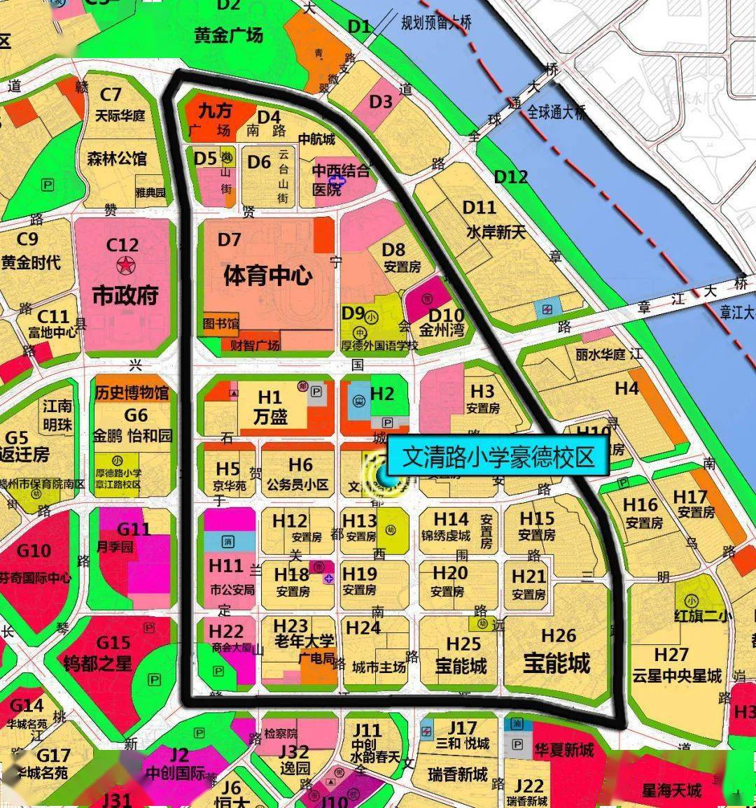 赣州市章江新区地图图片