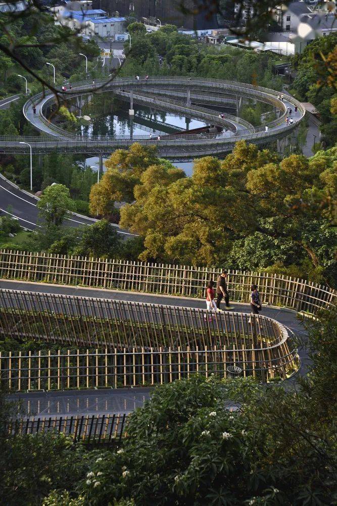 10个城市里的景观步道一步跨入森林之中