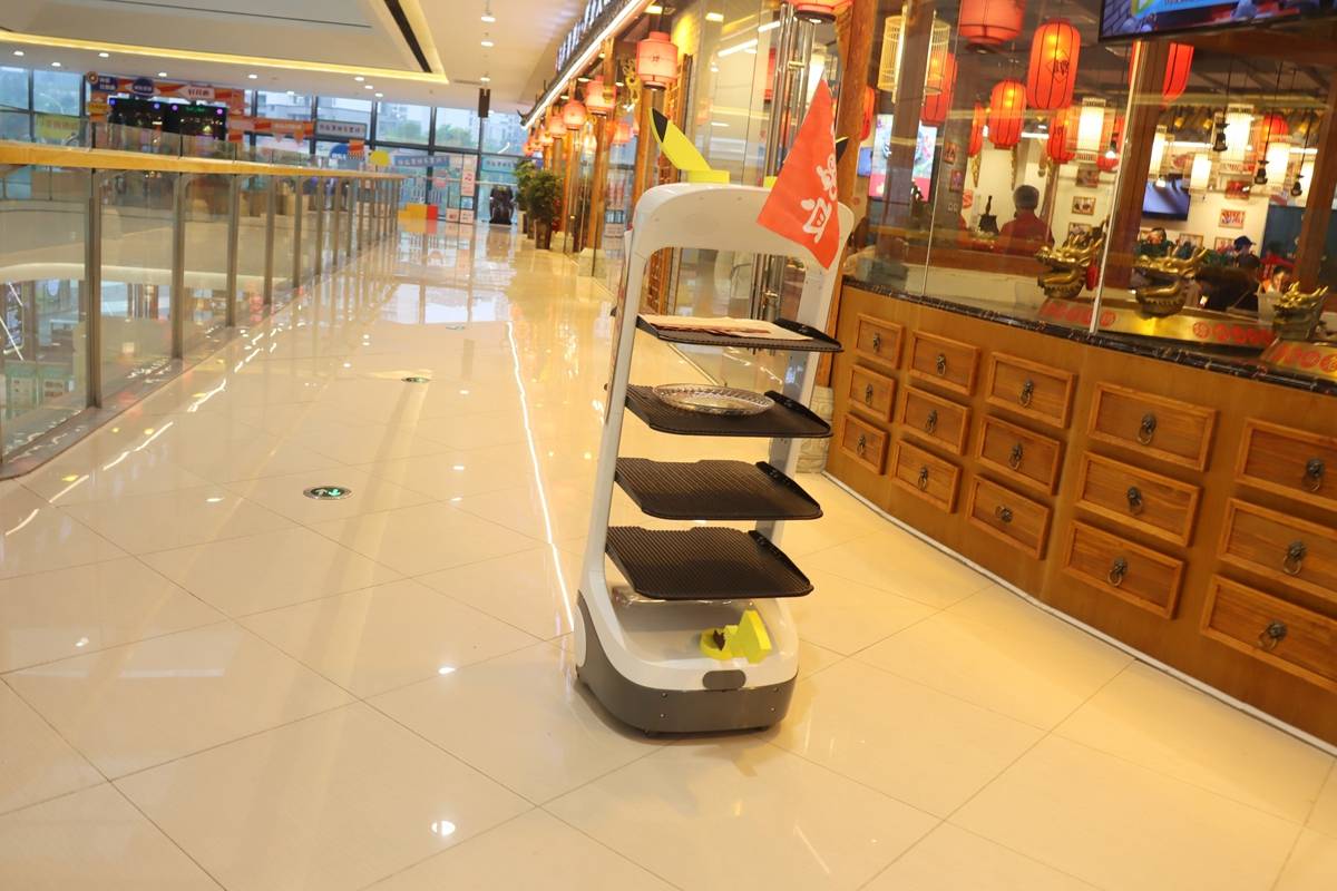 夷陵|湖北宜昌：多功能机器人现身万达广场餐厅