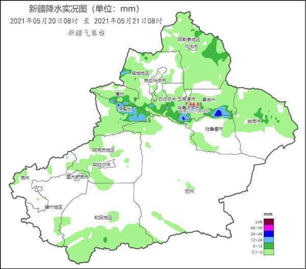 北疆出現降水,伊犁州昌吉州烏魯木齊市等地暴雨_哈密市