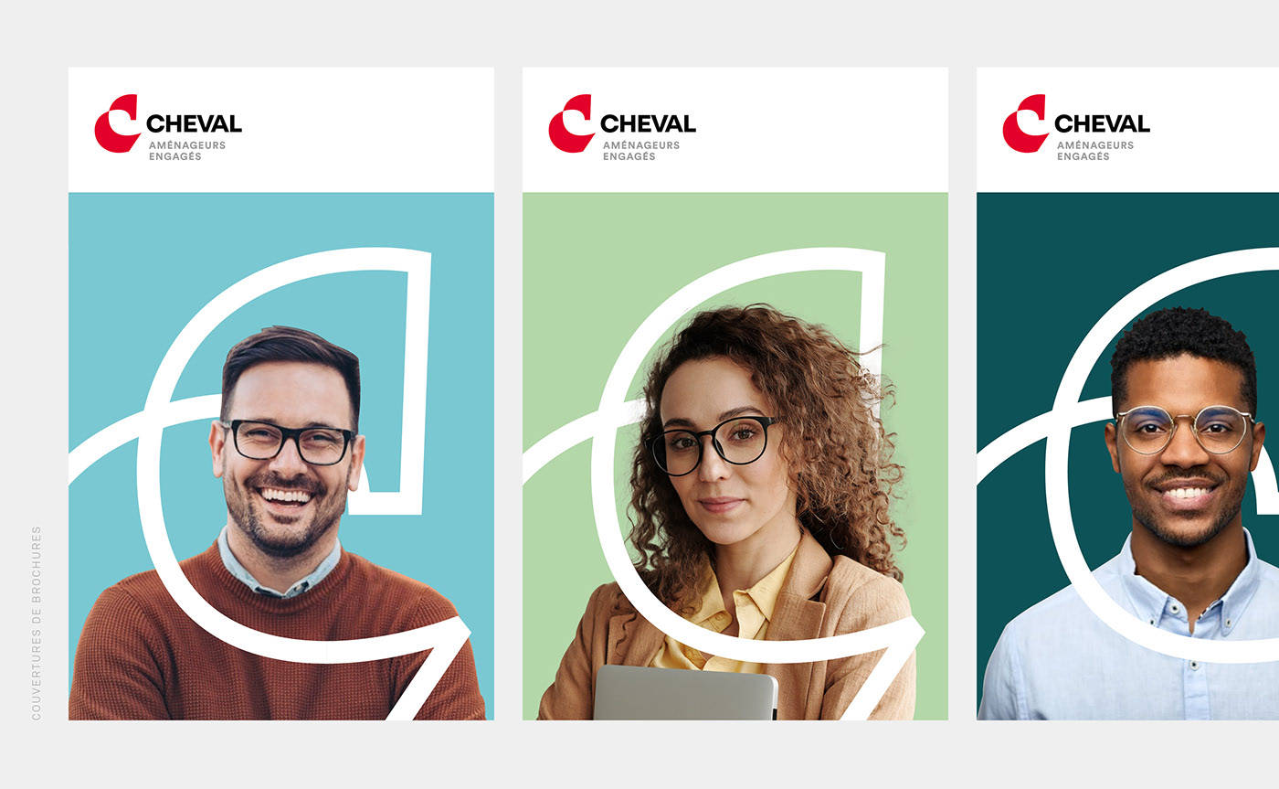 平面设计cheval公共工程公司品牌形象设计