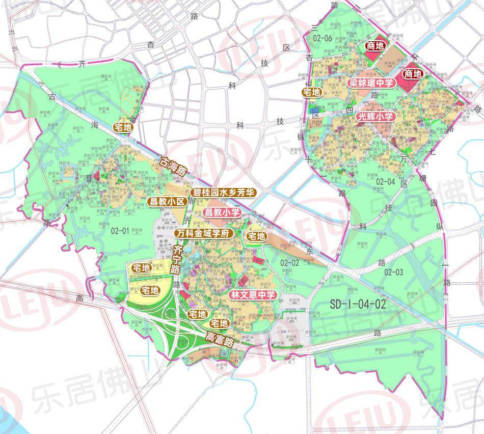 杏坛镇地图图片