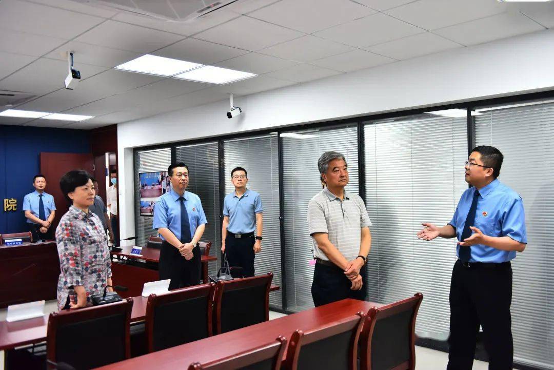 再学习再调研再落实闽侯检察省人大监察司法委主任委员卢厚实一行莅临